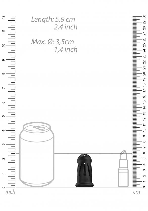 ManCage-27-Ultra-Soft-Silicone-Klec-na-penis-cerna-12 ManCage 27 Ultra Soft Silicone Klec na penis - černá