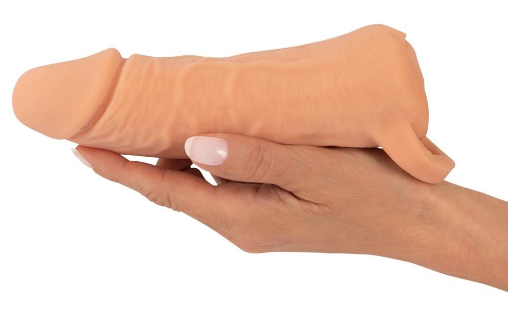 Nature-Skin-2v1-Navlek-na-penis-a-masturbator-185-cm-12 Nature Skin 2v1 Návlek na penis a masturbátor 18