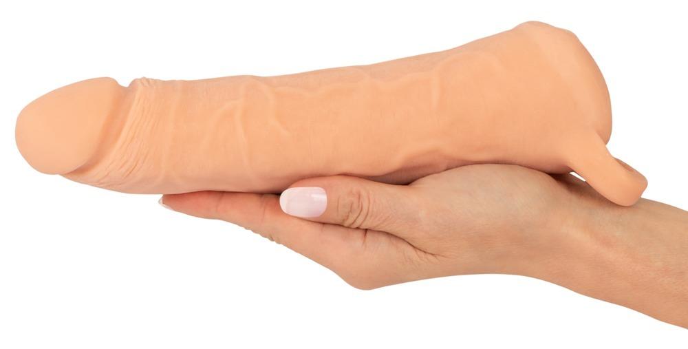 Nature-Skin-2v1-Navlek-na-penis-a-masturbator-24-cm-10 Nature Skin 2v1 Návlek na penis a masturbátor 24 cm