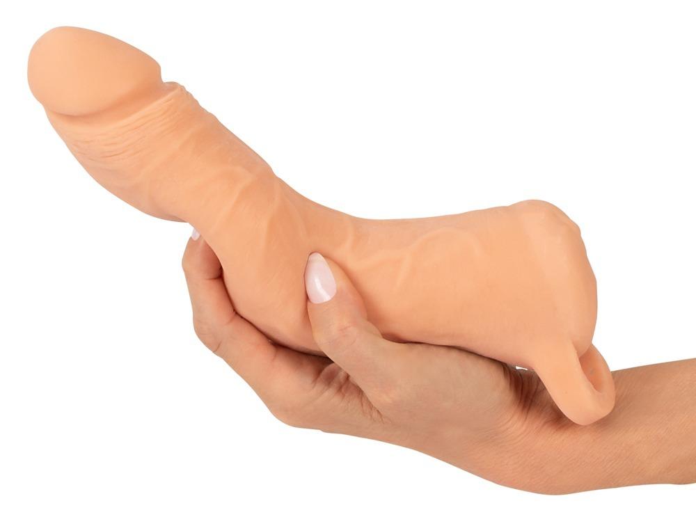 Nature-Skin-2v1-Navlek-na-penis-a-masturbator-24-cm-12 Nature Skin 2v1 Návlek na penis a masturbátor 24 cm