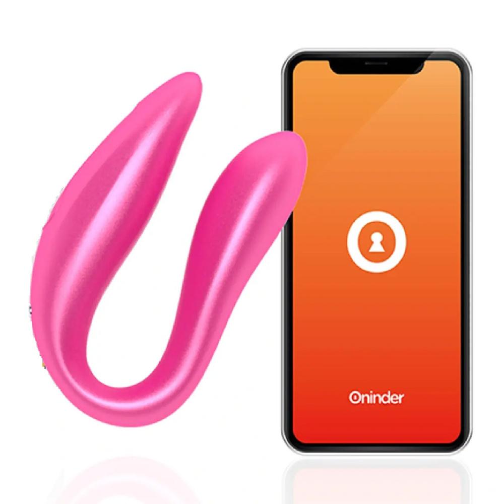 ONINDER-Lisboa-parovy-vibrator-ruzovy-12 ONINDER Lisboa párový vibrátor - růžový