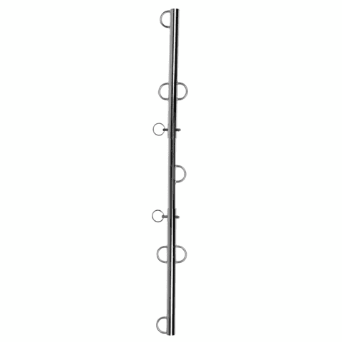OUCH-rozperna-tyc-s-ocky-765-cm-stribrna-10 5 cm - stříbrná