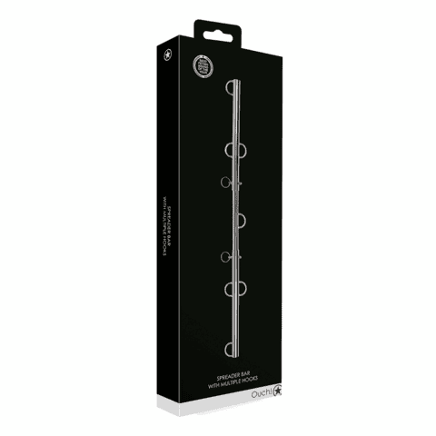 OUCH-rozperna-tyc-s-ocky-765-cm-stribrna-12 OUCH! rozpěrná tyč s očky 76