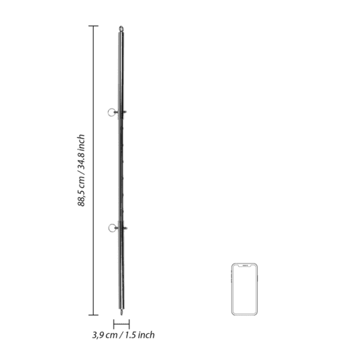 OUCH-rozperna-tyc-s-ocky-885-cm-stribrna-2