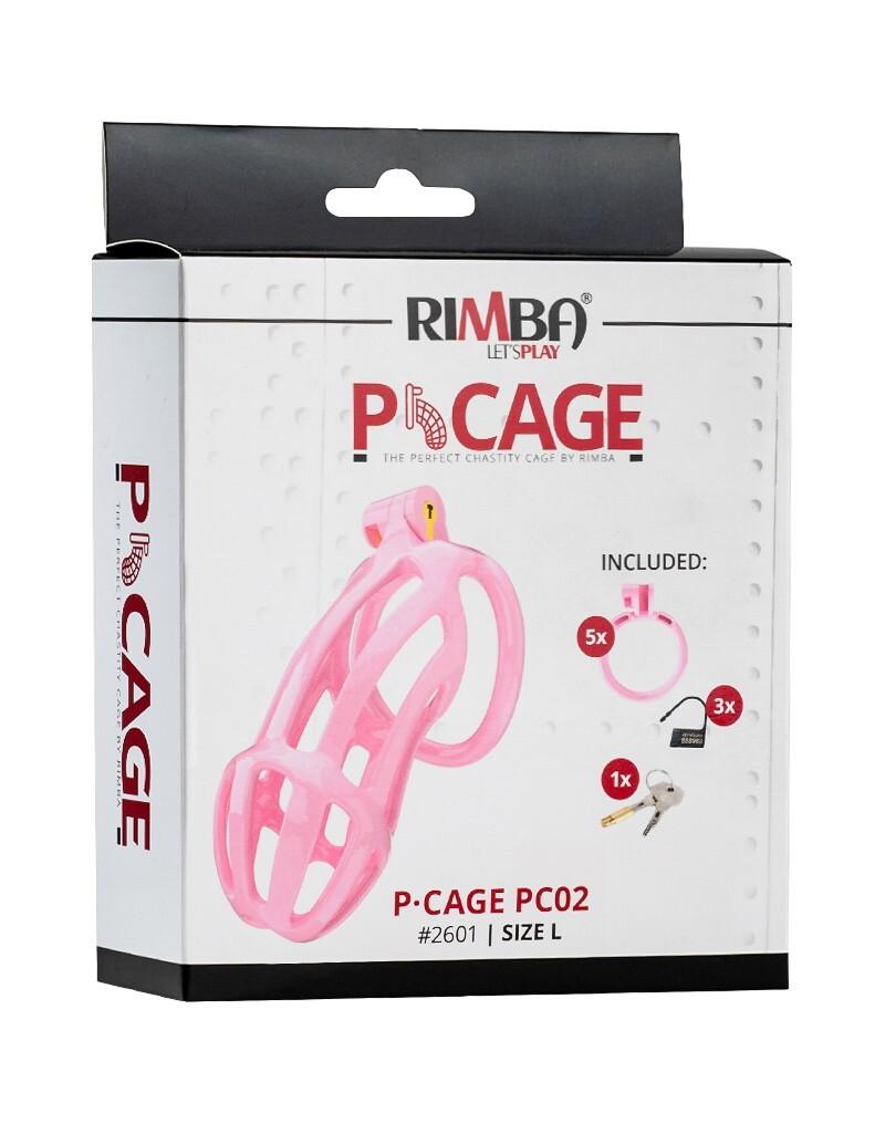 P-CAGE-PC02-Klec-na-penis-L-ruzova-12 P-CAGE PC02 Klec na penis L - růžová