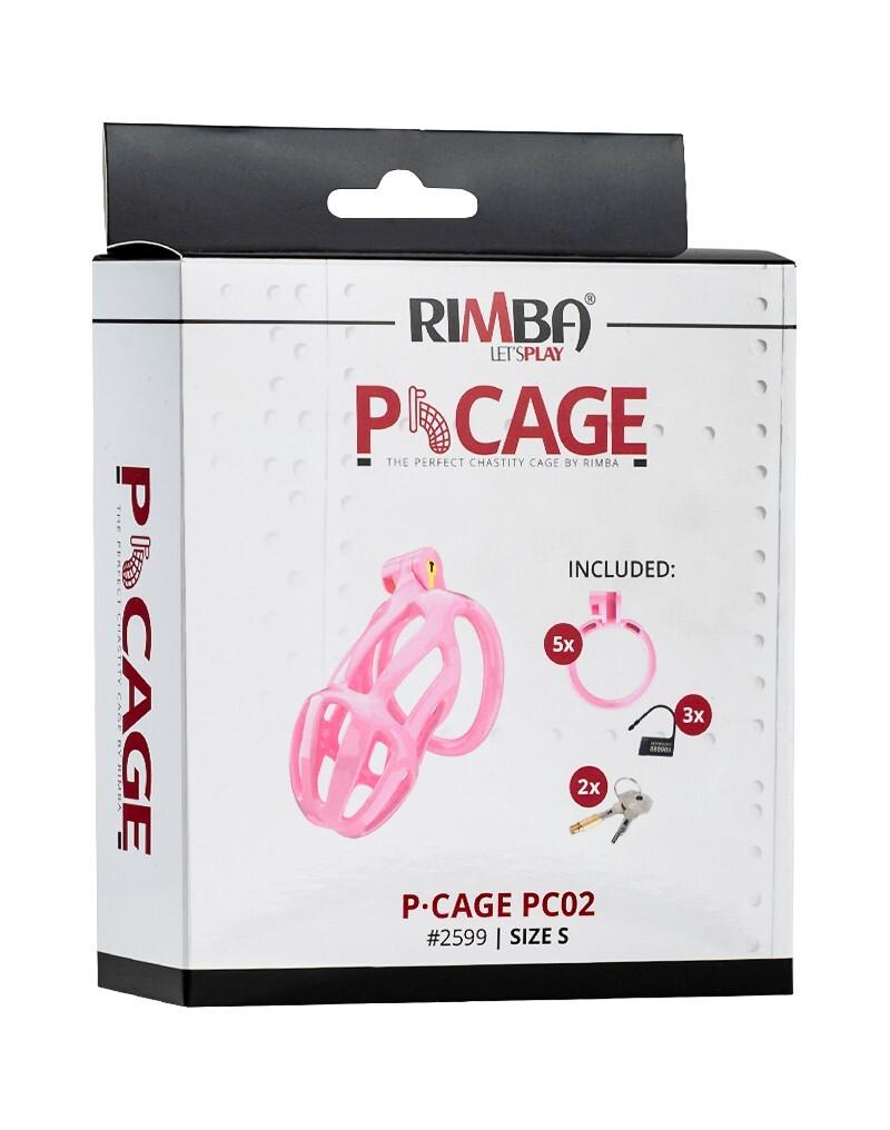 P-CAGE-PC02-Klec-na-penis-S-ruzova-12 P-CAGE PC02 Klec na penis S - růžová
