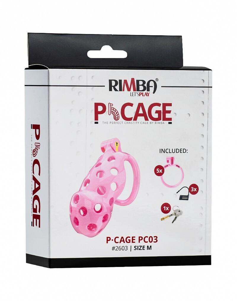 P-CAGE-PC03-Klec-na-penis-M-ruzova-12 P-CAGE PC03 Klec na penis M - růžová