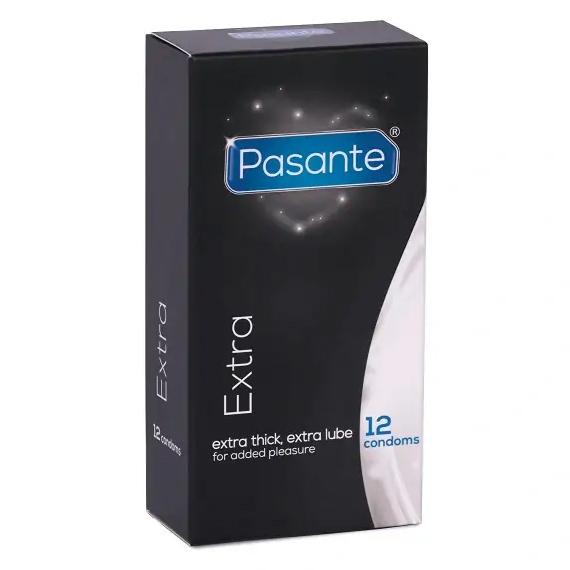 Pasante-zesilene-kondomy-Extra-12-ks Pasante zesílené kondomy Extra 12 ks
