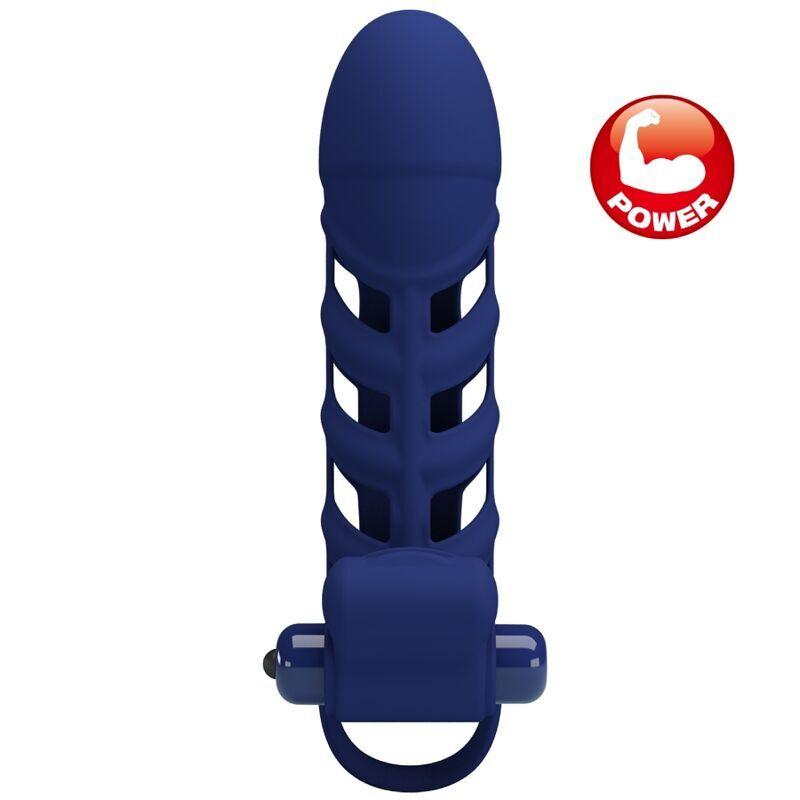 Pretty-Love-Altaf-vibracni-navlek-na-penis-modry-12 Pretty Love Altaf vibrační návlek na penis - modrý