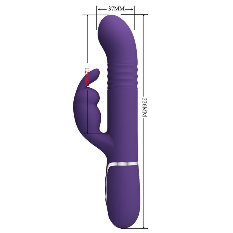 Pretty-Love-Coale-rabbit-vibrator-4v1-fialovy-2 Pretty Love Coale rabbit vibrátor 4v1 - fialový