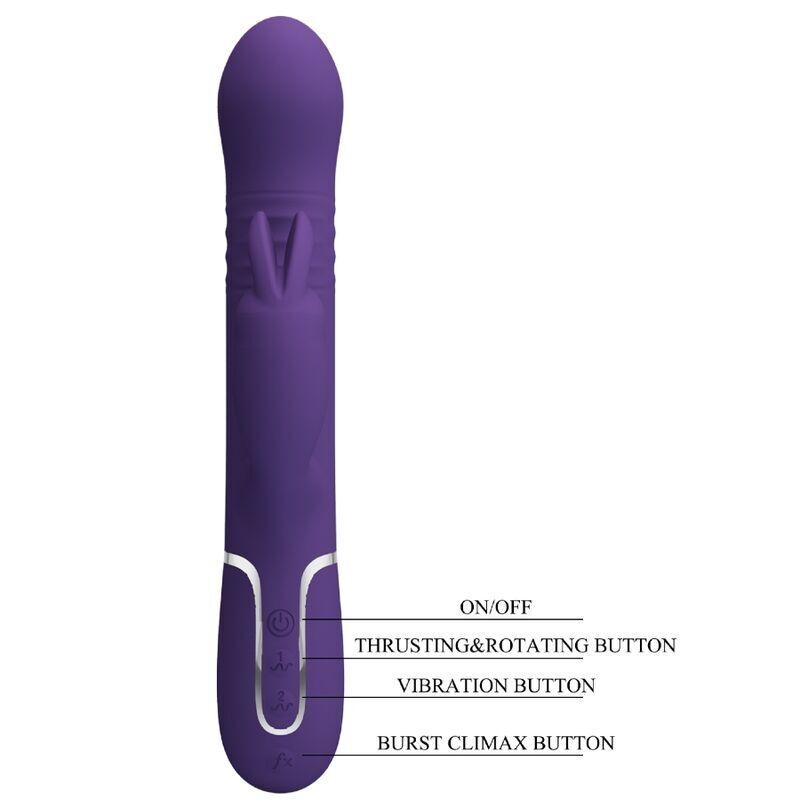 Pretty-Love-Coale-rabbit-vibrator-4v1-fialovy-6 Pretty Love Coale rabbit vibrátor 4v1 - fialový