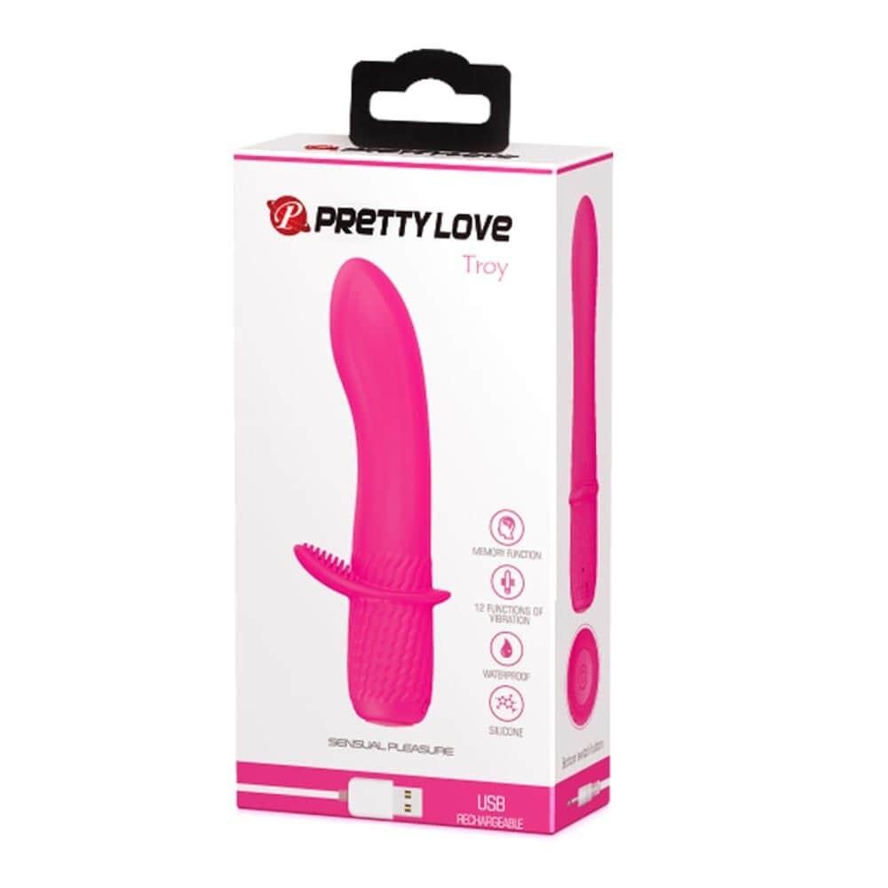 Pretty-Love-Troy-vibrator-na-G-bod-ruzovy-12 Pretty Love Troy vibrátor na G-bod - růžový