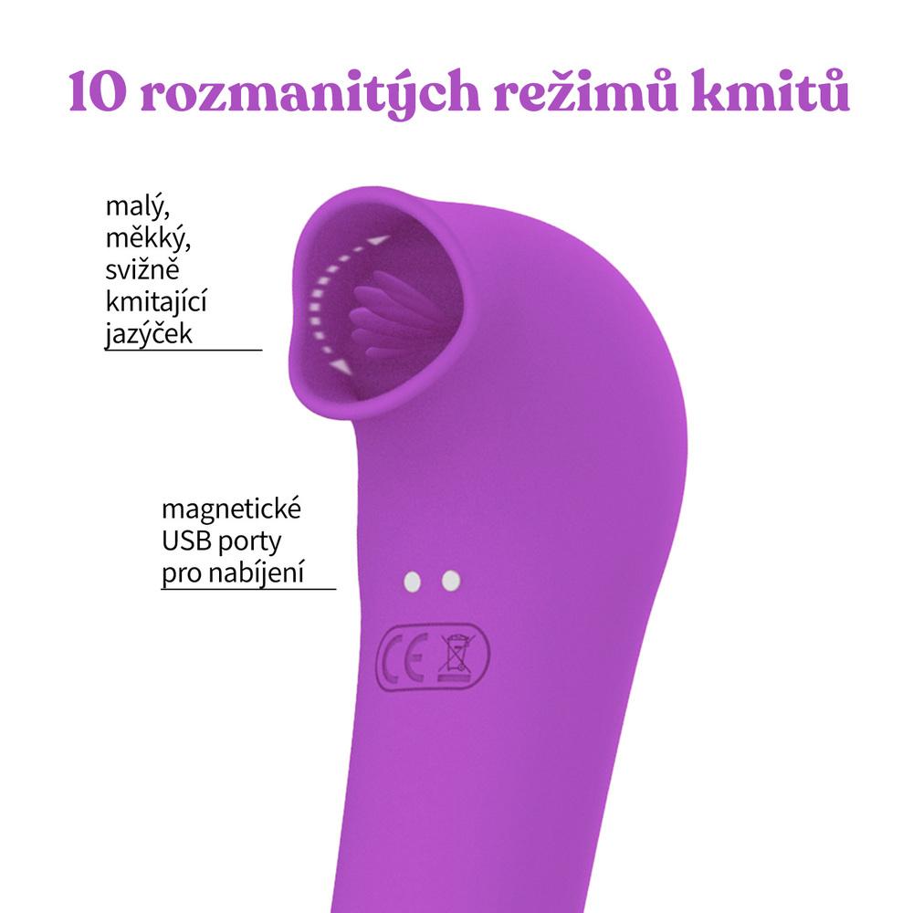 ROMANT-LUCAS-OBOUSTRANNY-VIBRATOR-S-KMITAJICIM-JAZYCKEM-FIALOVY-6 ROMANT LUCAS OBOUSTRANNÝ VIBRÁTOR S KMITAJÍCÍM JAZÝČKEM FIALOVÝ