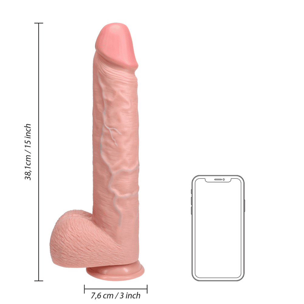 RealRock-Extra-Large-dildo-s-varlaty-38-cm-telove-4 RealRock Extra Large dildo s varlaty 38 cm - tělové