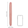 RealRock Slim oboustranné dildo 35