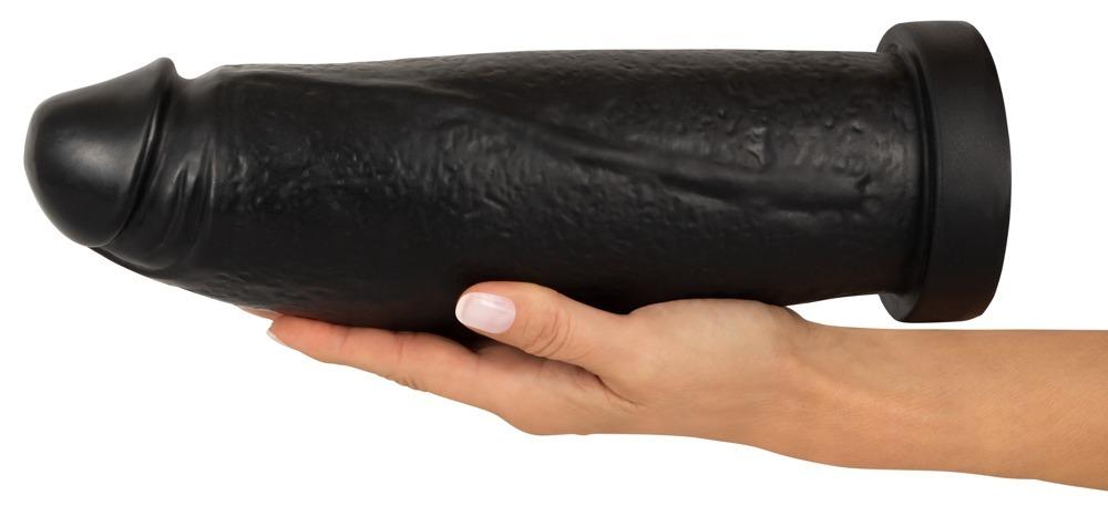 RealistiXXX-Real-giant-dildo-XXL-cerne-2 RealistiXXX Real giant dildo XXL - černé