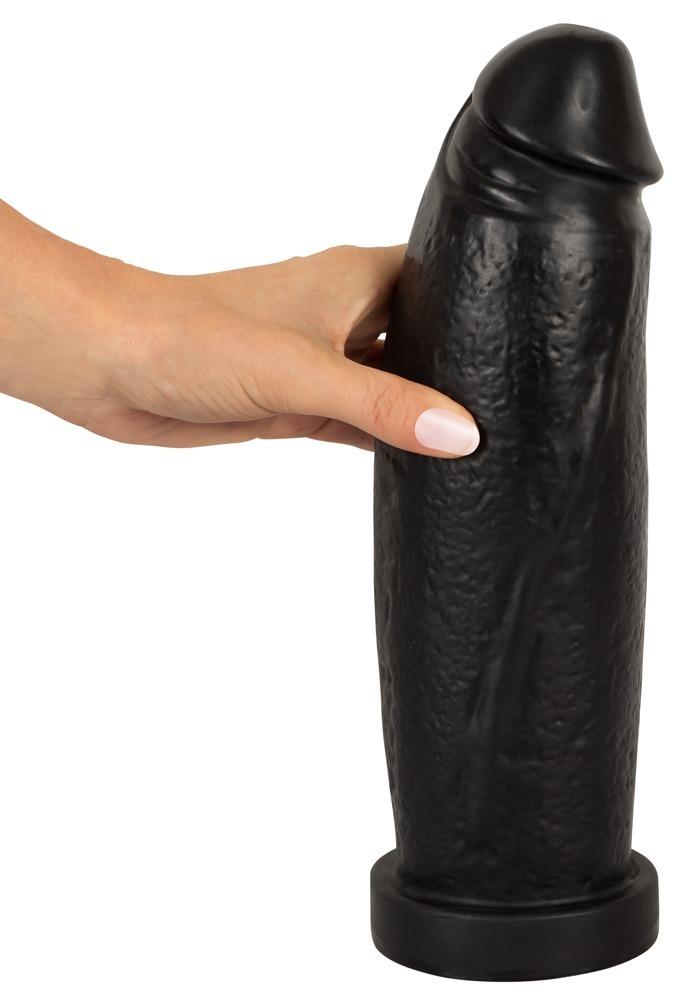 RealistiXXX-Real-giant-dildo-XXL-cerne-4 RealistiXXX Real giant dildo XXL - černé