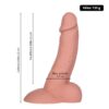 Realistické dildo s podstavou z tekutého silikonu BOOM tělové