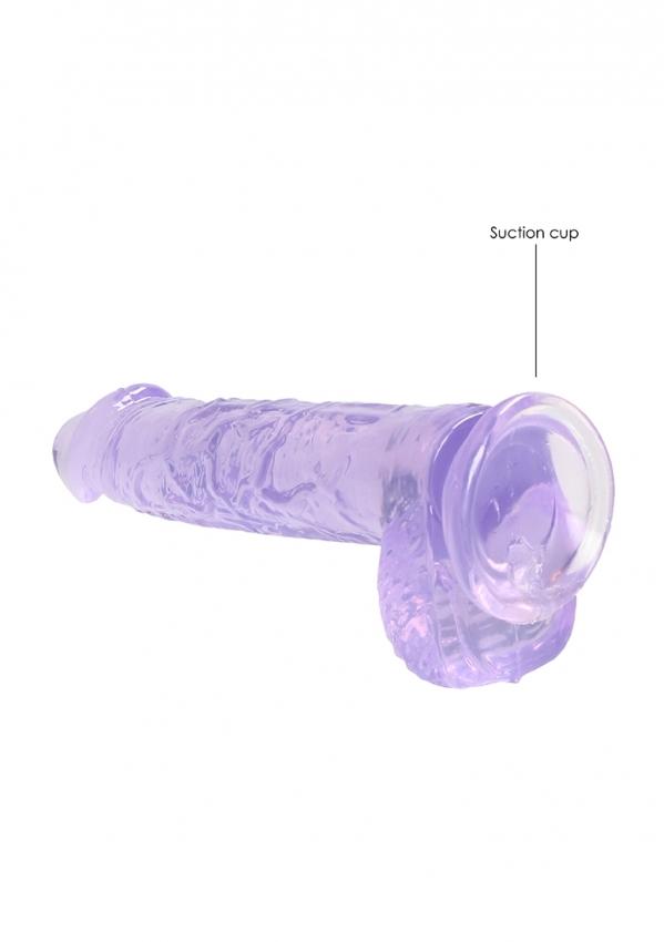 Realrock-gelove-dildo-s-prisavkou-16-cm-fialove-4 Realrock gelové dildo s přísavkou 16 cm fialové