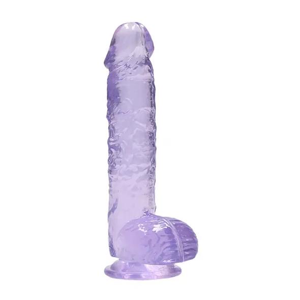 Realrock-gelove-dildo-s-prisavkou-16-cm-fialove Realrock gelové dildo s přísavkou 16 cm fialové