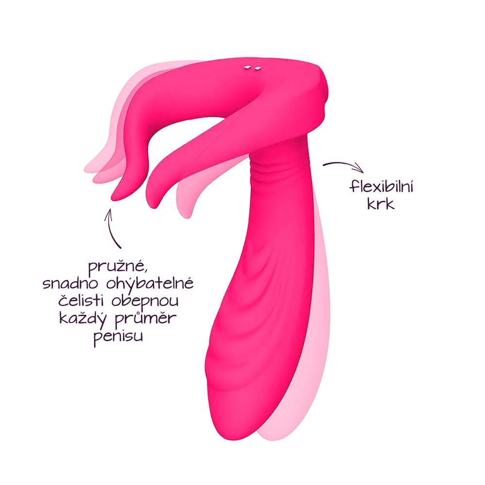 Romant-Couple-parovy-vibrator-a-masturbator-2v1-ruzovy-6 Romant Couple párový vibrátor a masturbátor 2v1 růžový
