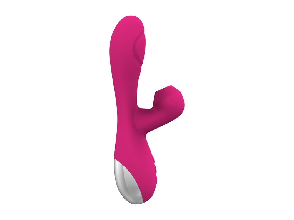 Romant-Flap-vibrator-rabbit-s-poklepem-a-tlakovym-stimulatorem-na-klitoris-ruzovy-10 Romant Flap vibrátor rabbit s poklepem a tlakovým stimulátorem na klitoris růžový