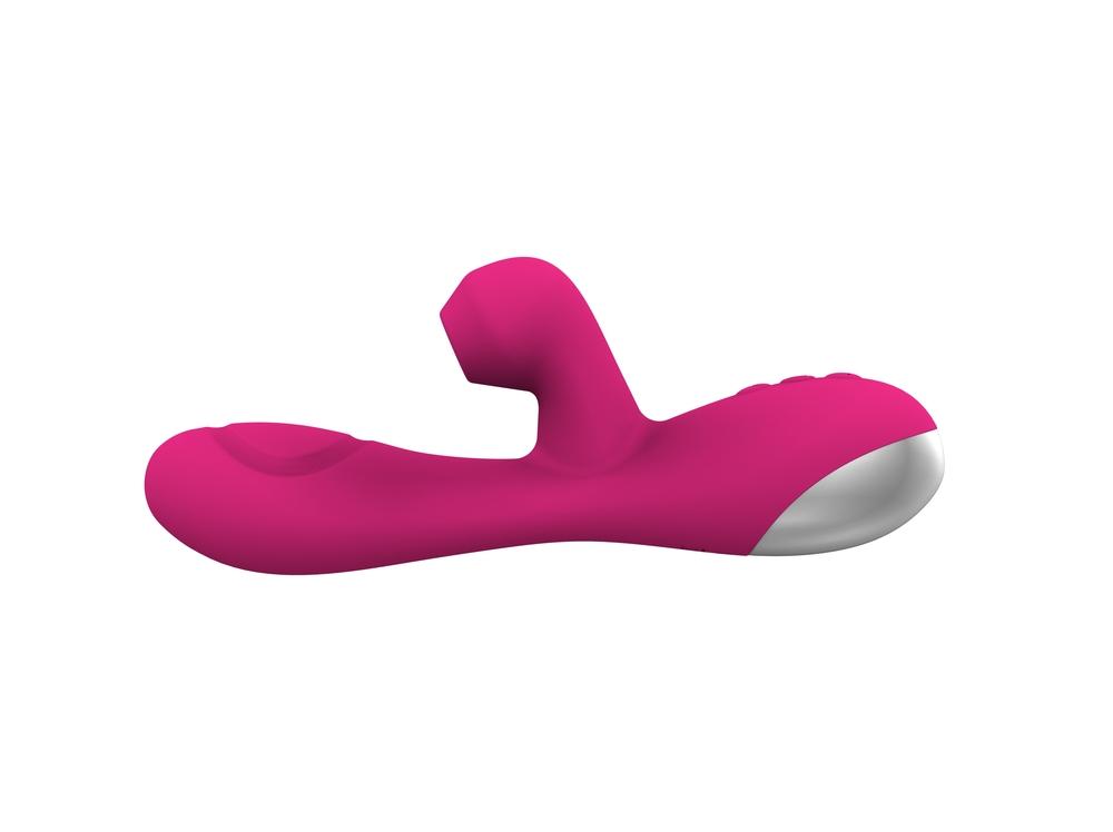Romant-Flap-vibrator-rabbit-s-poklepem-a-tlakovym-stimulatorem-na-klitoris-ruzovy-16 Romant Flap vibrátor rabbit s poklepem a tlakovým stimulátorem na klitoris růžový
