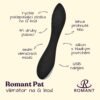 Romant Pat vibrátor na G-bod s pulzací černý