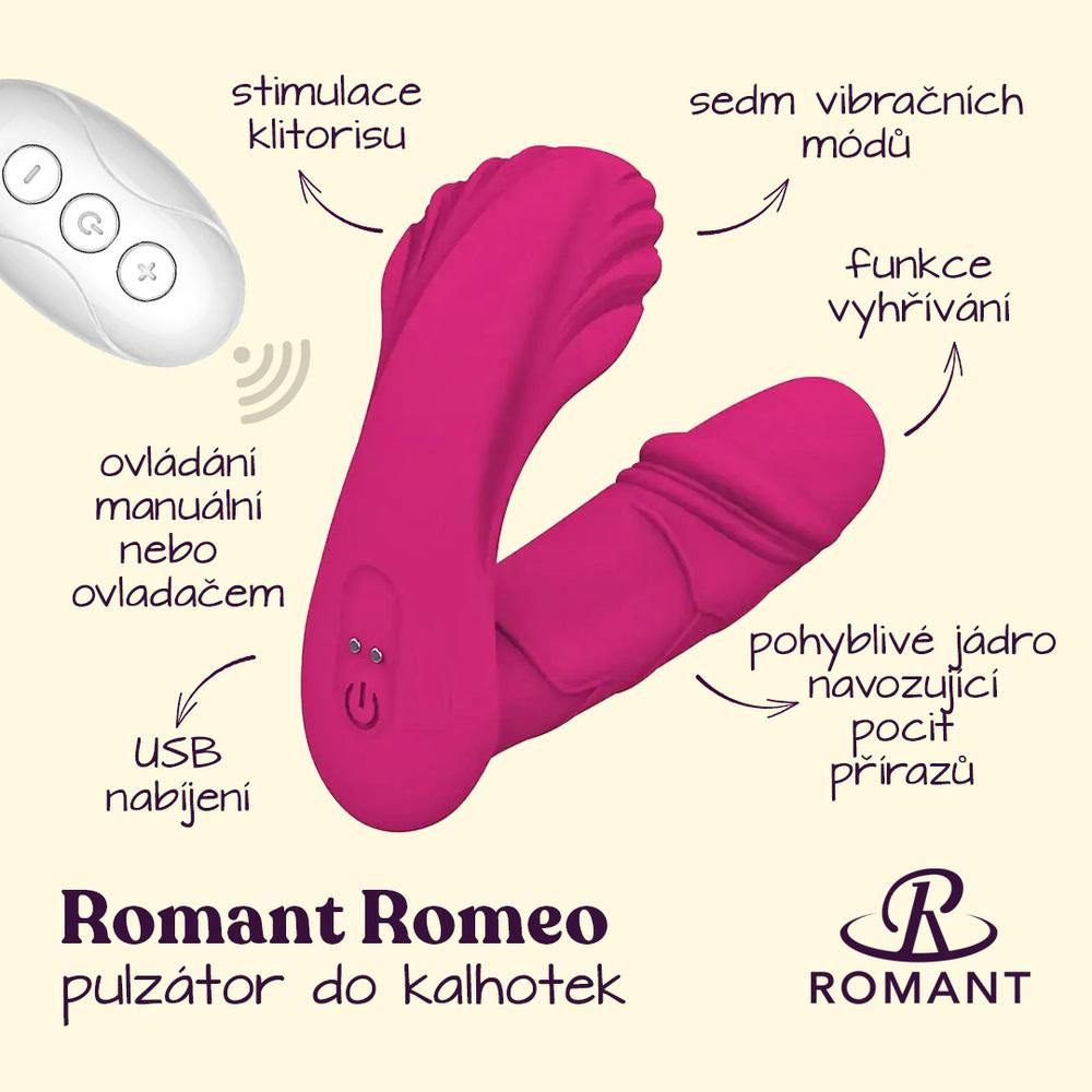 Romant-Romeo-pulzator-do-kalhotek-na-dalkove-ovladani-ruzovy-2 Romant Romeo pulzátor do kalhotek na dálkové ovládání růžový