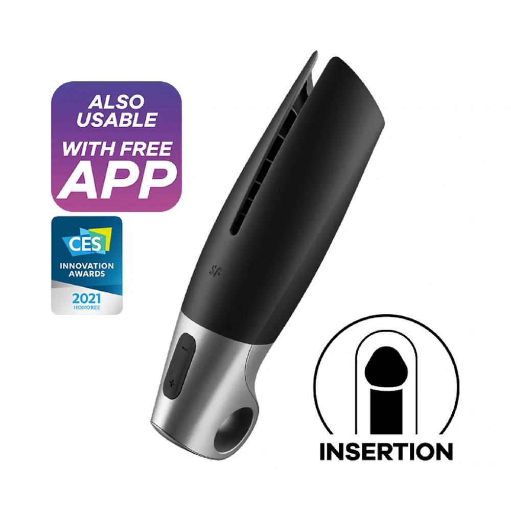 Satisfyer-Power-Masturbator-black-silver-8 Satisfyer Power Masturbátor - black silver