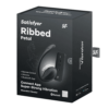 Satisfyer Ribbed Petal vibrační vajíčko - černé