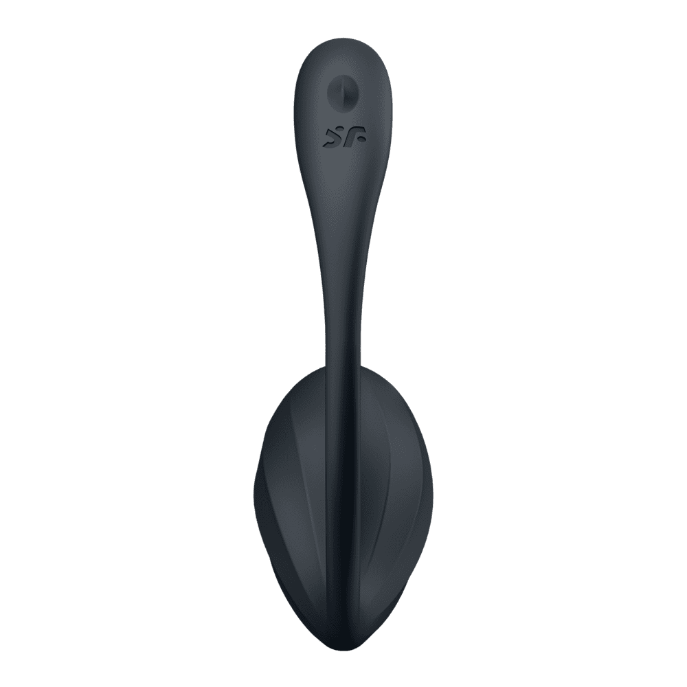 Satisfyer-Ribbed-Petal-vibracni-vajicko-cerne-4 Satisfyer Ribbed Petal vibrační vajíčko - černé