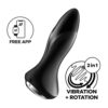 Satisfyer Rotator Plug 1+ Vibrační anální kolík - černý