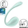 Satisfyer Smooth Petal vibrační vajíčko - zelené