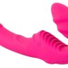 Strapless strap-on Vibrátor - růžový