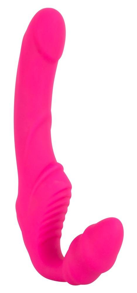 Strapless-strap-on-Vibrator-ruzovy-2 Strapless strap-on Vibrátor - růžový