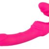Strapless strap-on Vibrátor - růžový