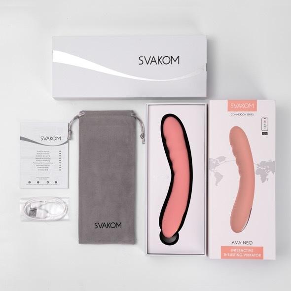 Svakom-Ava-Neo-vibrator-s-pulzacemi-ruzovy-12 Svakom Ava Neo vibrátor s pulzacemi - růžový