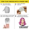 VIBEGGS Blow Misty vibrační masturbátor