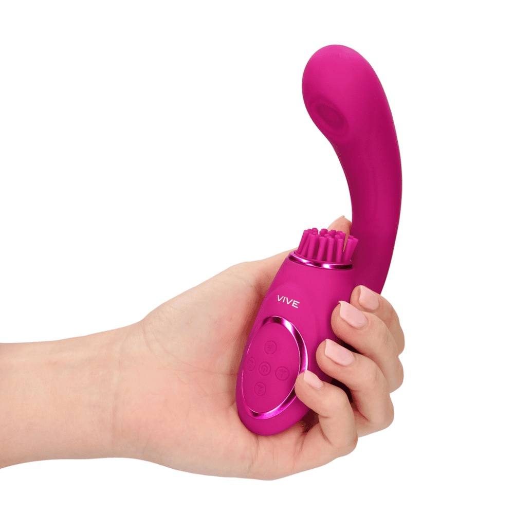 VIVE-Gen-G-Spot-vibrator-a-stimulator-klitorisu-Pink-2 VIVE Gen G-Spot vibrátor a stimulátor klitorisu - Pink