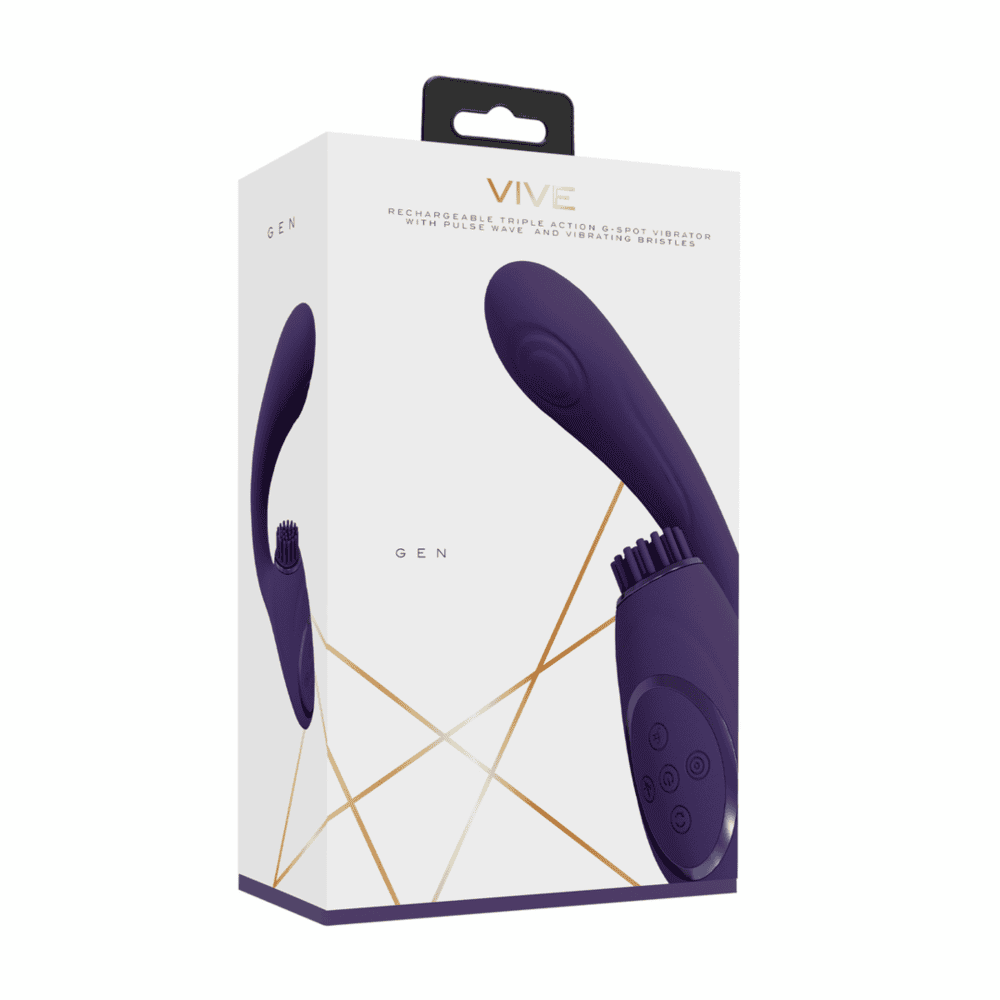 VIVE-Gen-G-Spot-vibrator-a-stimulator-klitorisu-Purple-6 VIVE Gen G-Spot vibrátor a stimulátor klitorisu - Purple