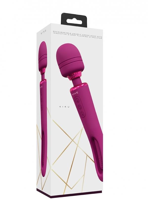 VIVE-Kiku-Masazni-hlavice-a-vibrator-s-inovativni-stimulaci-bodu-G-ruzova-4 VIVE Kiku Masážní hlavice a vibrátor s inovativní stimulací bodu G - růžová