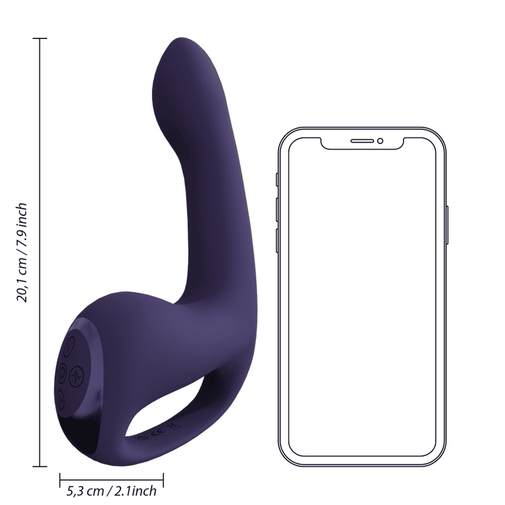 VIVE-Riko-vibrator-a-stimulator-klitorisu-2v1-fialovy-6 VIVE Riko vibrátor a stimulátor klitorisu 2v1 - fialový