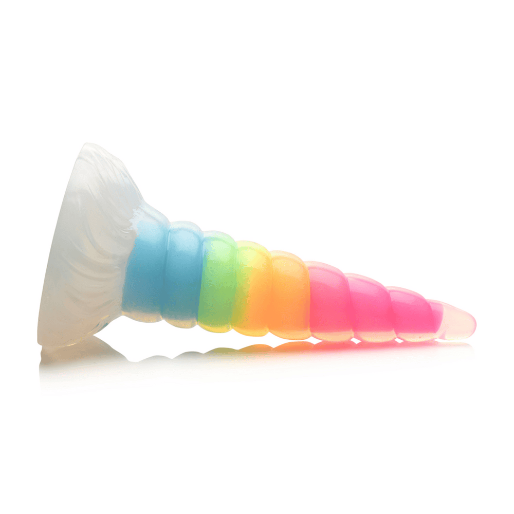 XR-Brands-dildo-UniGlow-Glow-in-the-Dark-Rainbow-2 XR Brands dildo UniGlow - Glow-in-the-Dark Rainbow