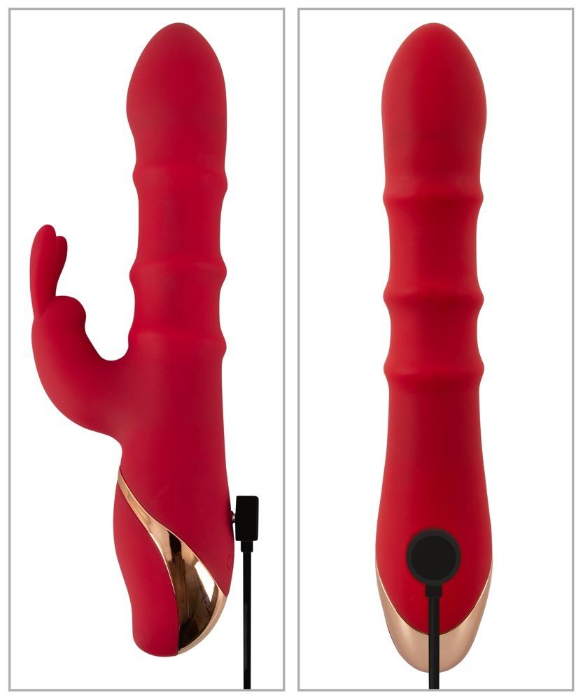 You2toys-Rabbit-vibrator-se-3-pohyblivymi-prstenci-10 You2toys Rabbit vibrátor se 3 pohyblivými prstenci