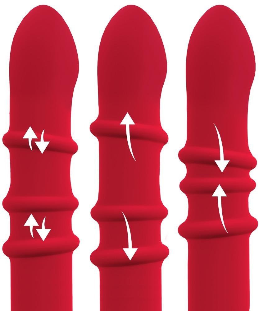 You2toys-Rabbit-vibrator-se-3-pohyblivymi-prstenci-2 You2toys Rabbit vibrátor se 3 pohyblivými prstenci