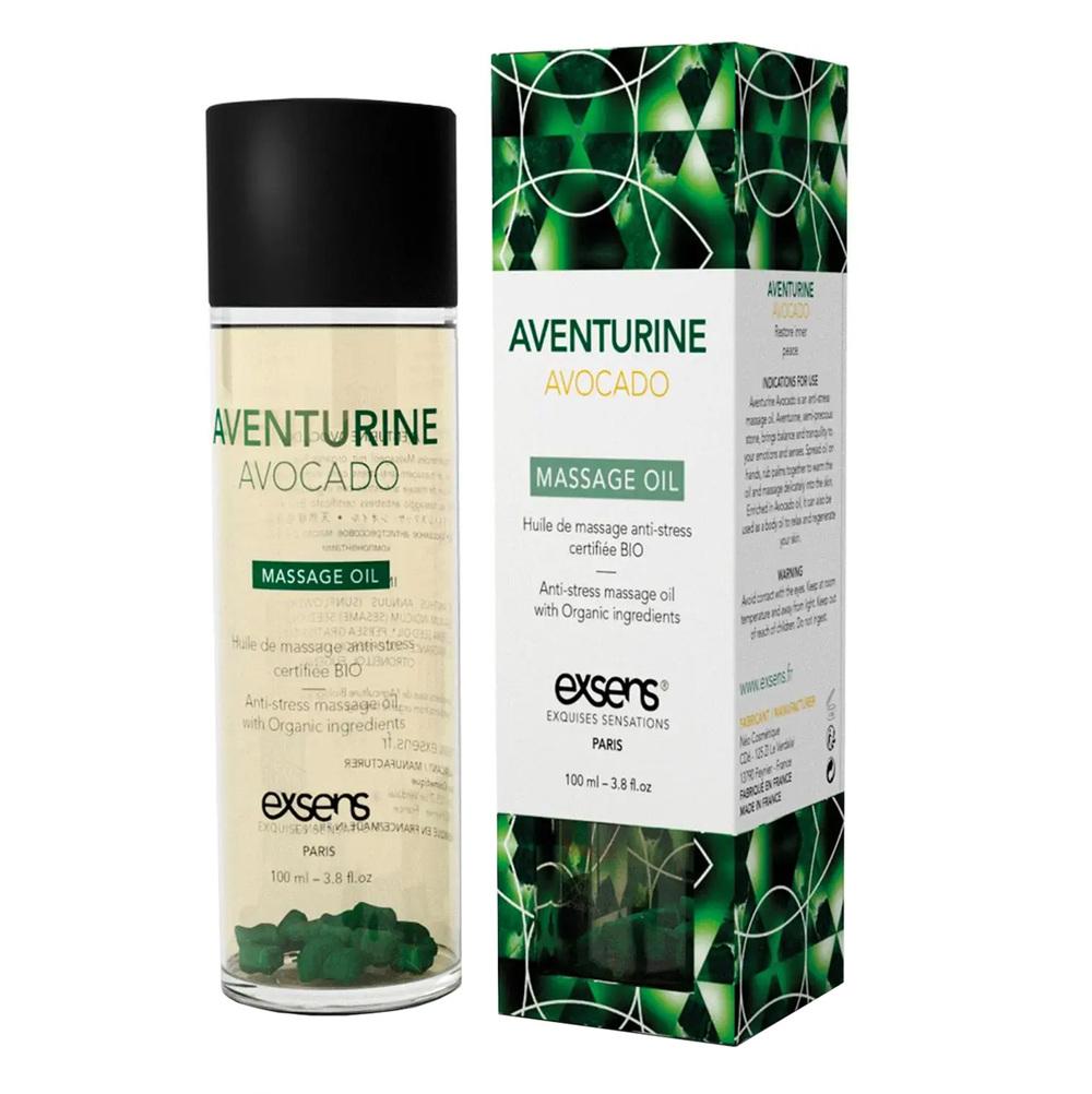exsens-Organic-masazni-olej-Aventurine-avocado-100-ml exsens Organic masážní olej - Aventurine avocado 100 ml