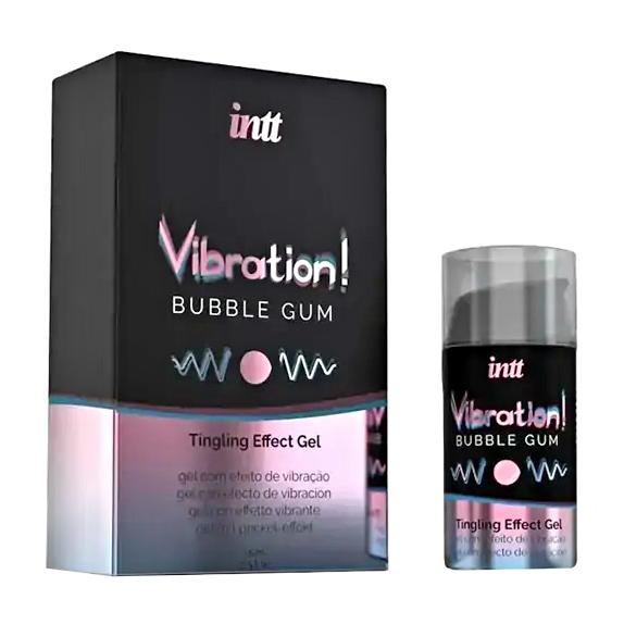 intt-Vibration-Tingling-effect-gel-Bubble-gum-15-ml intt Vibration! Tingling effect gel - Bubble gum 15 ml