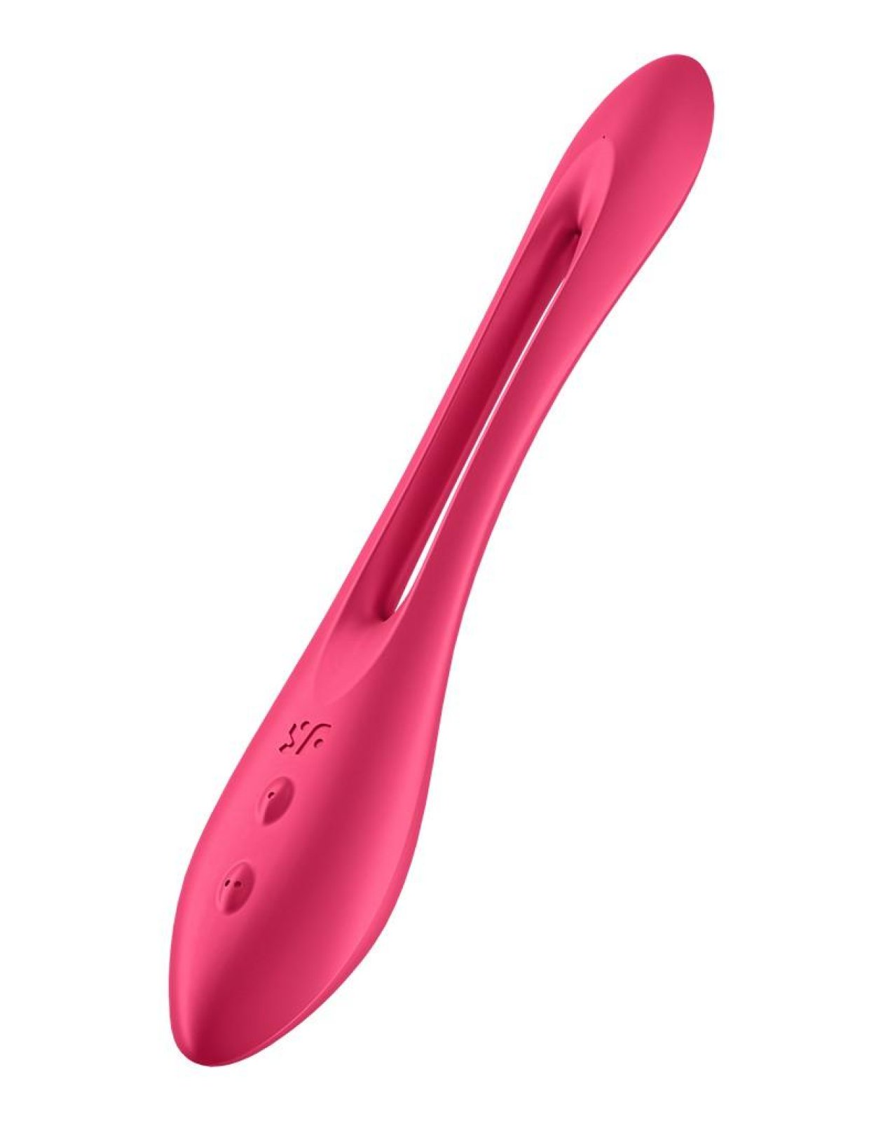 Satisfyer Elastic game Multifunkční párový vibrátor - červený